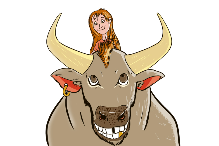 To have a bull (affable) that is friendly, is handy.